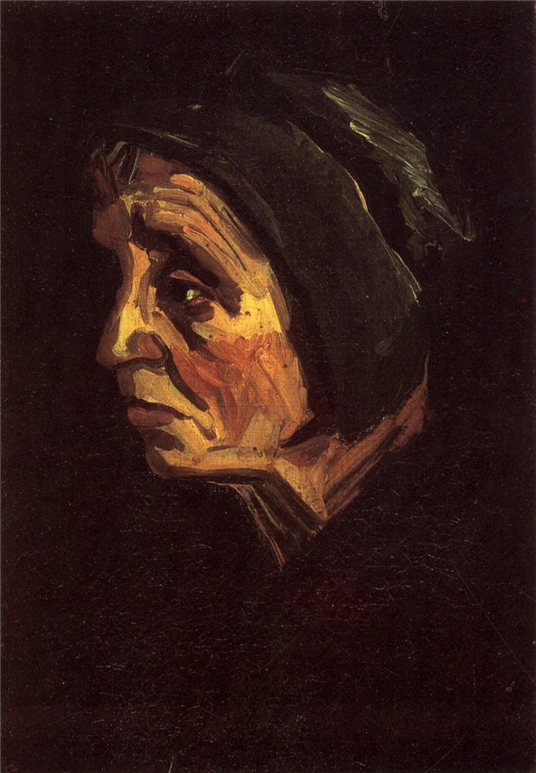 Head Of A Peasant Woman With Dark Cap 3